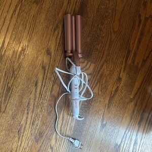 Singe Triple Barrel Hair Curler in Copper